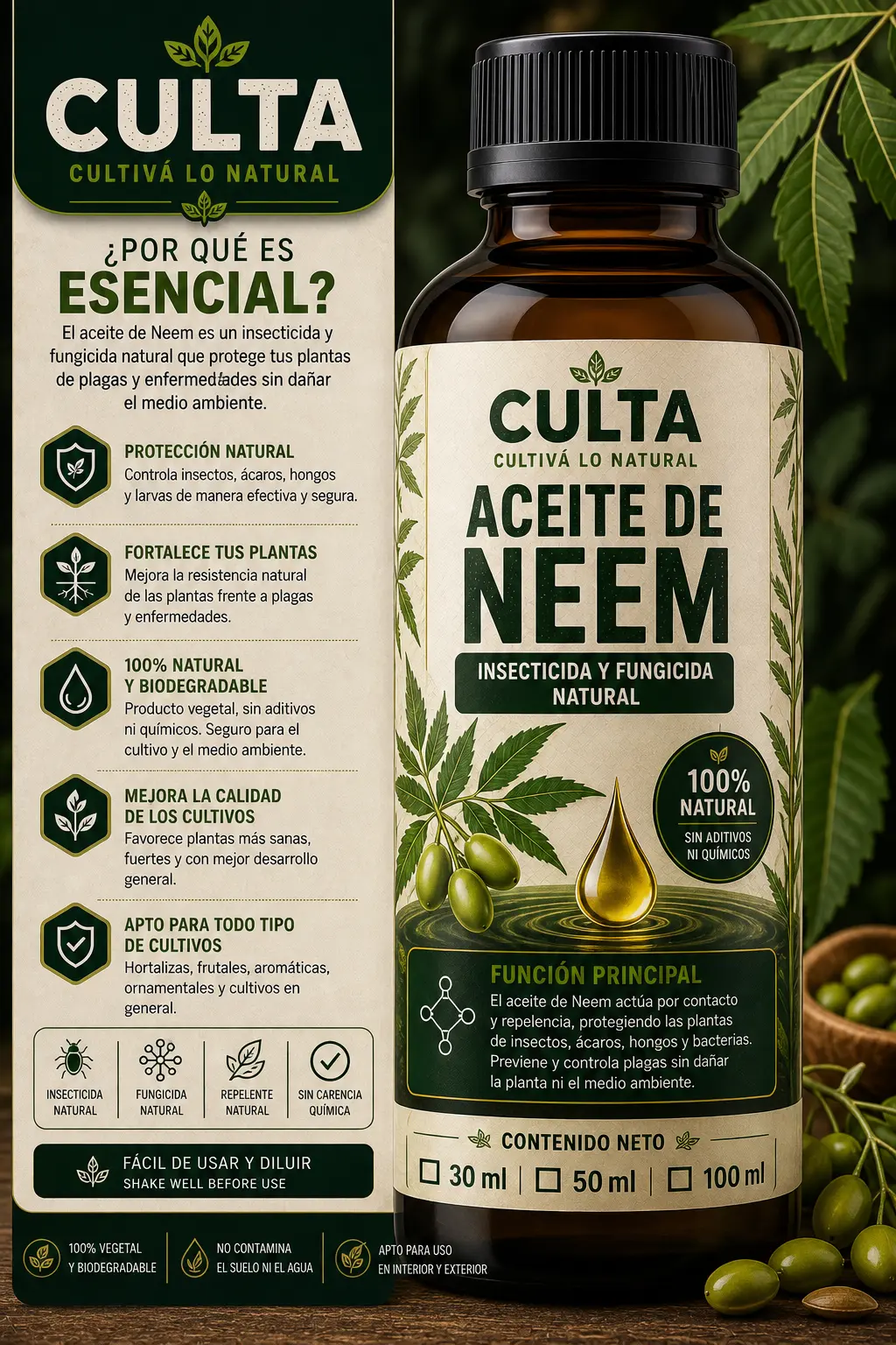 Aceite de neem CULTA