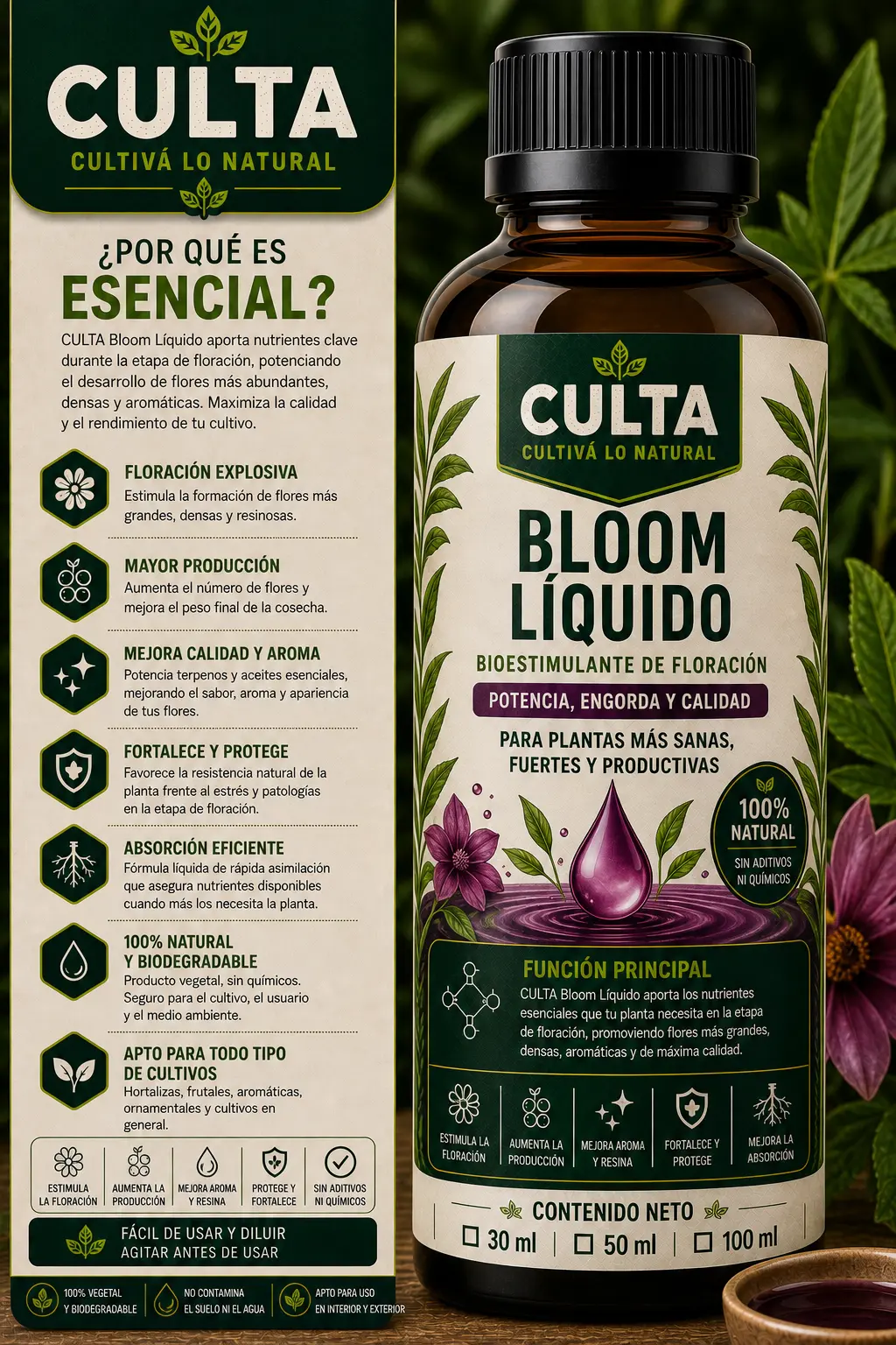 Bloom líquido CULTA