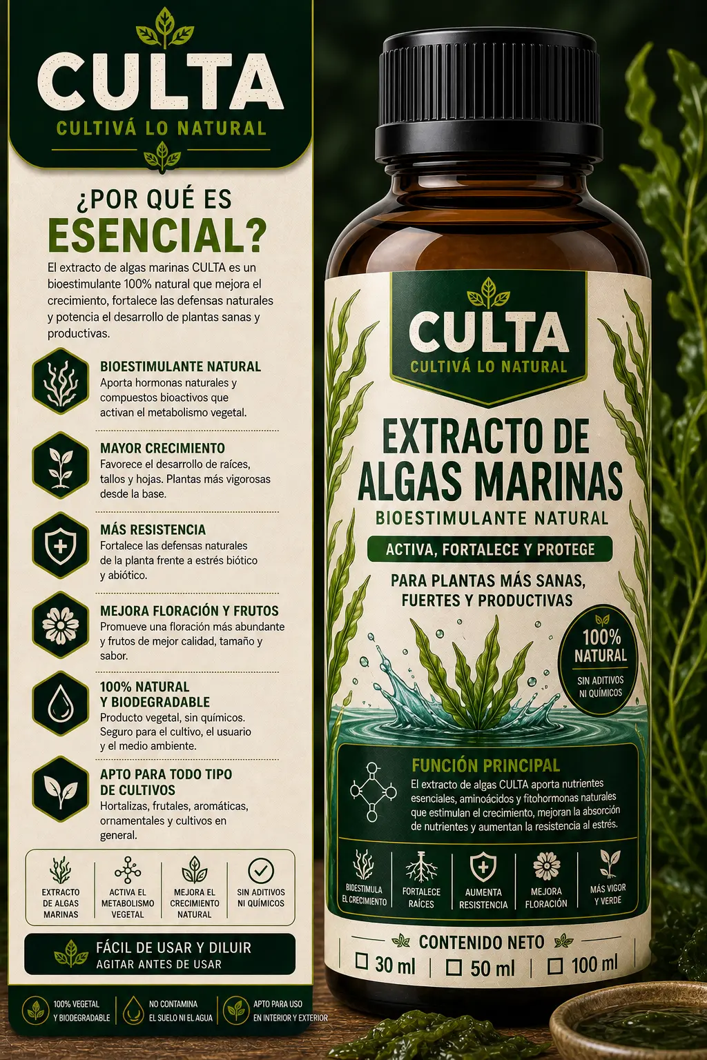Extracto de algas marinas CULTA