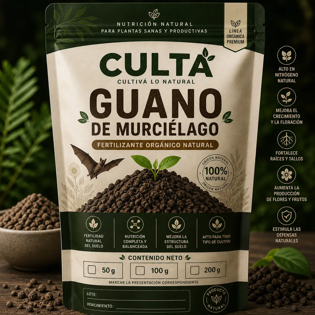 Guano de murciélago CULTA