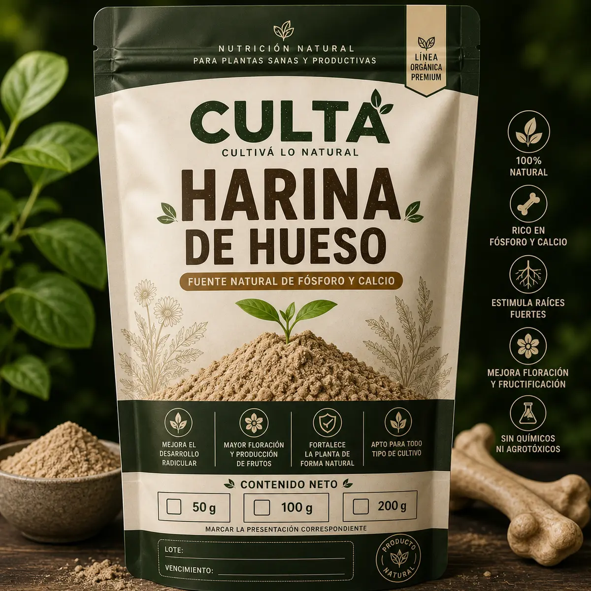 Harina de hueso CULTA