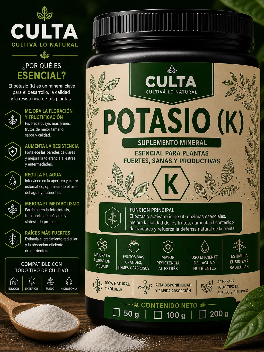 Potasio (K) CULTA