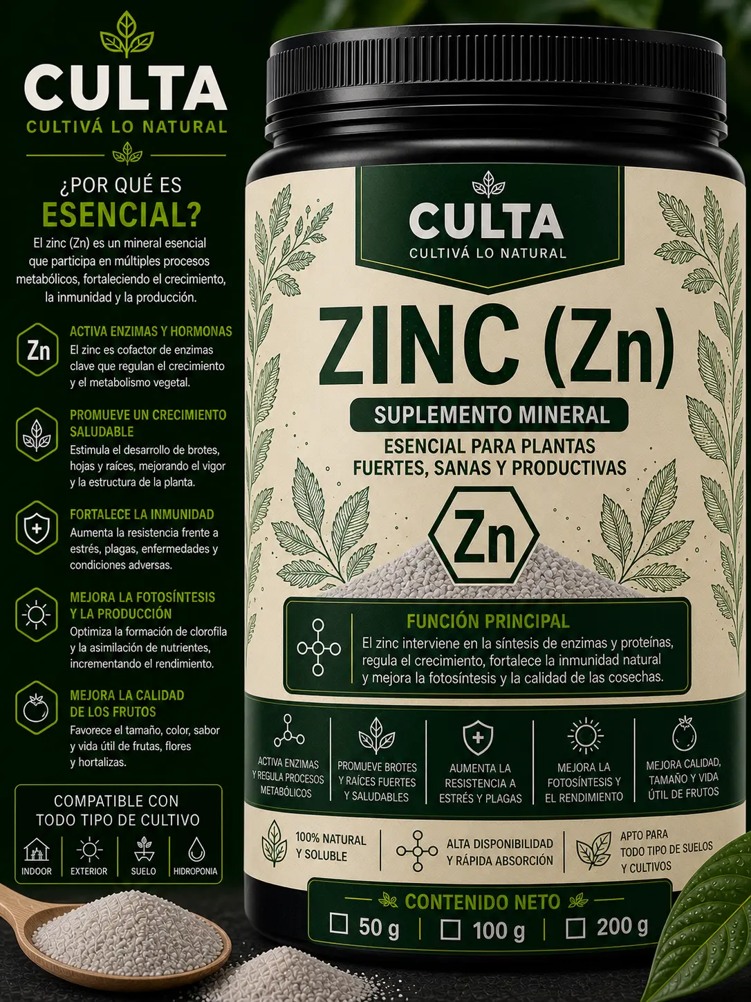 Zinc (Zn) CULTA